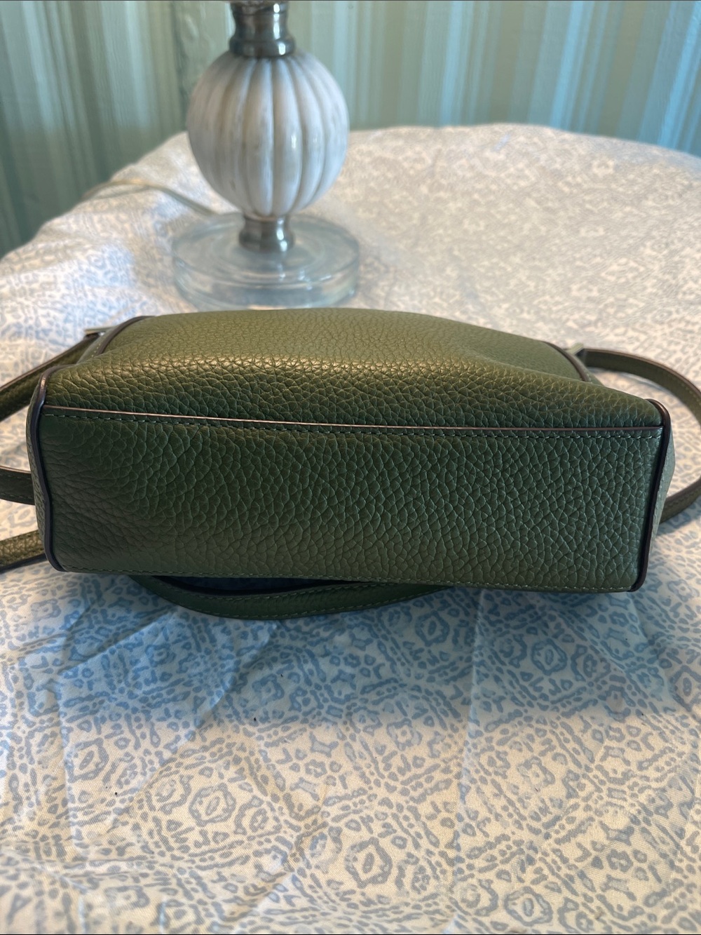 kate spade Olive Green Pebbled Leather Crossbody Bag - Picture 4 of 11